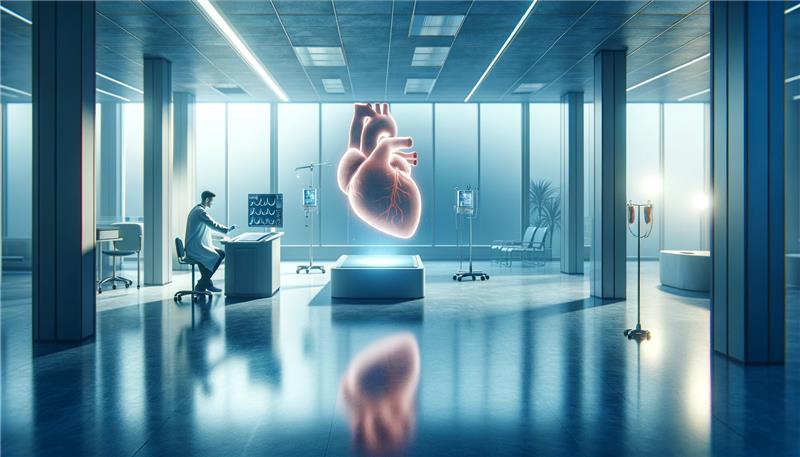 Médecine cardiaque holographique de NRW