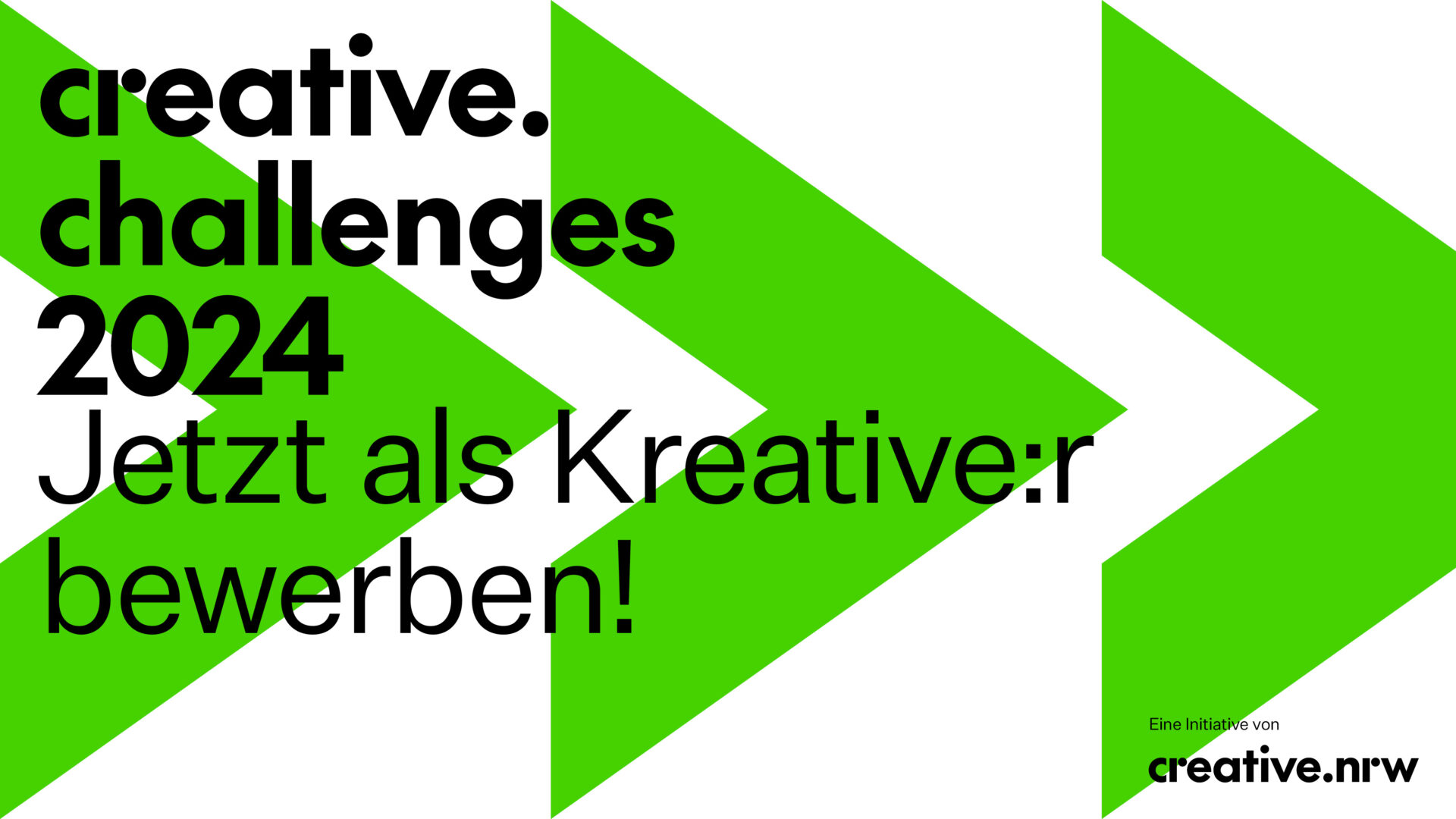 Kreative Köpfe für kreative Lösungen gesucht: CREATIVE.NRW ruft zur Teilnahme auf